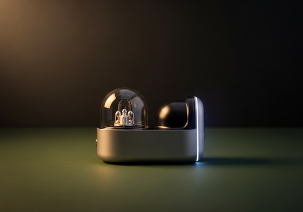 Electronic device with glass dome attachment — Mile High Glass Pipes