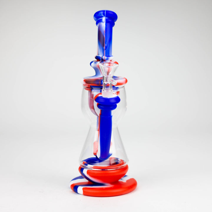 9.8" Silicone+Glass Water Pipes-Assorted_3