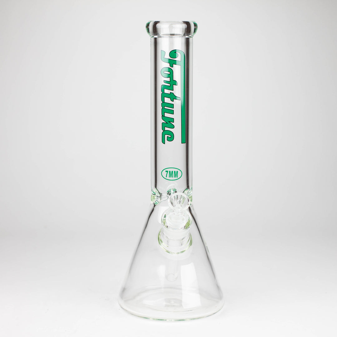 Fortune 14" 7mm Beaker Glass Water Pipes_10