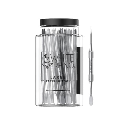 White Rhino Dual-Tip Steel Dab Tool