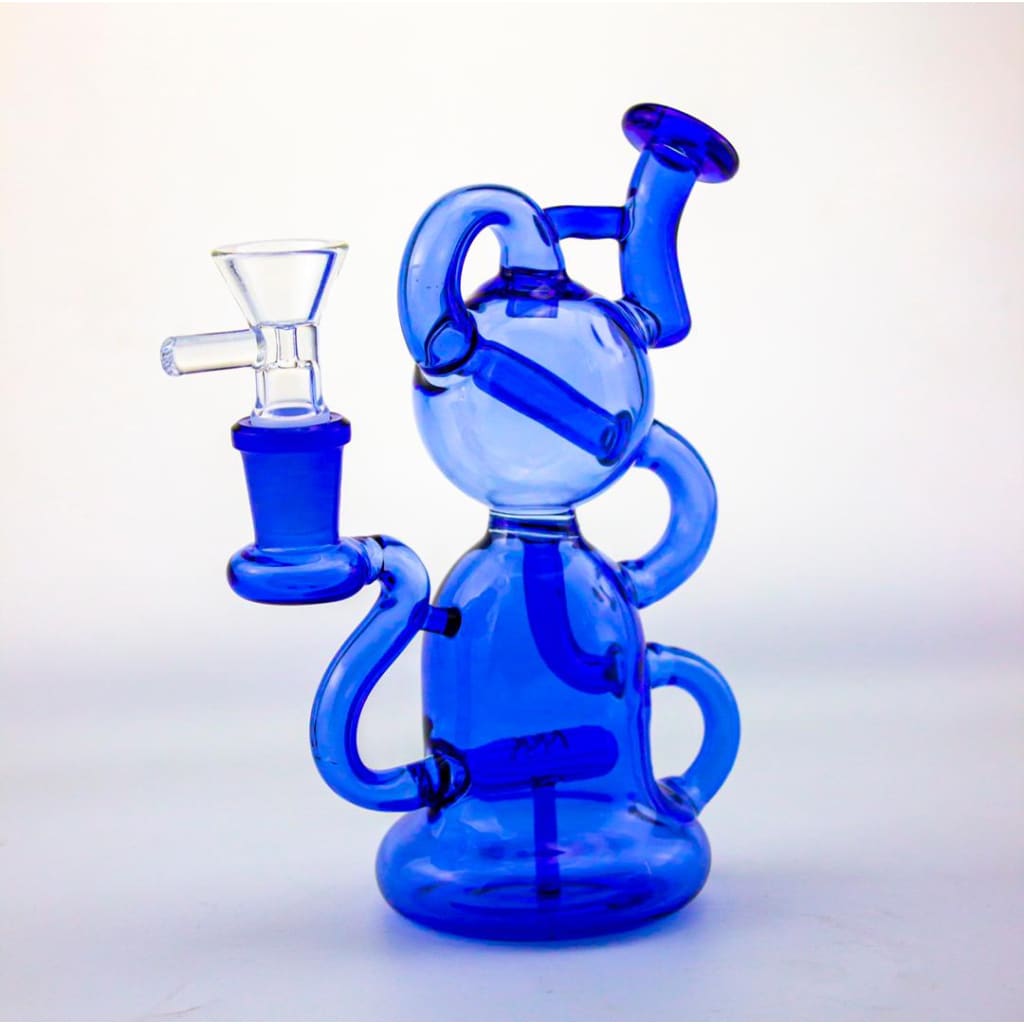 Approx. 2.7’ Recycler Style Mini Water Pipe