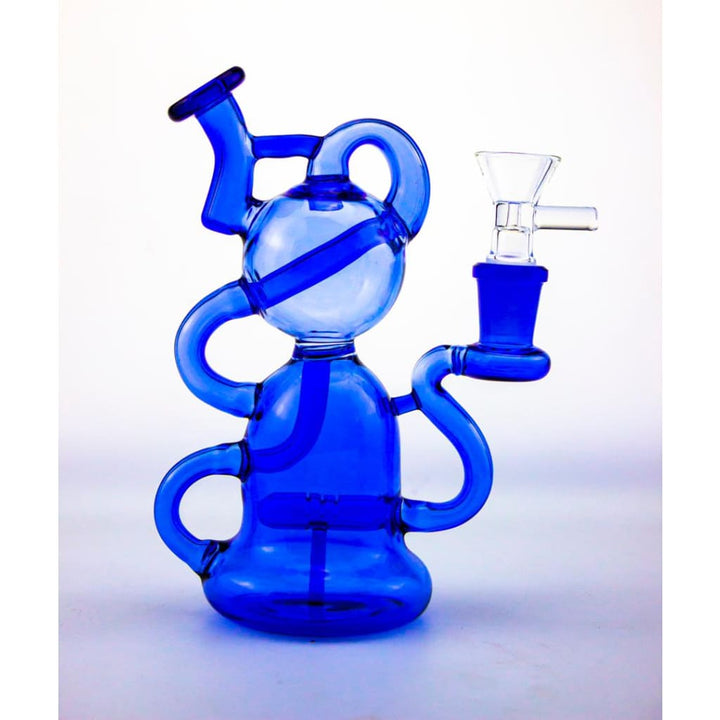 Approx. 2.7’ Recycler Style Mini Water Pipe