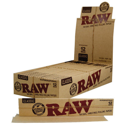 RAW SuperNatural 12-Inch Hemp Rolling Papers