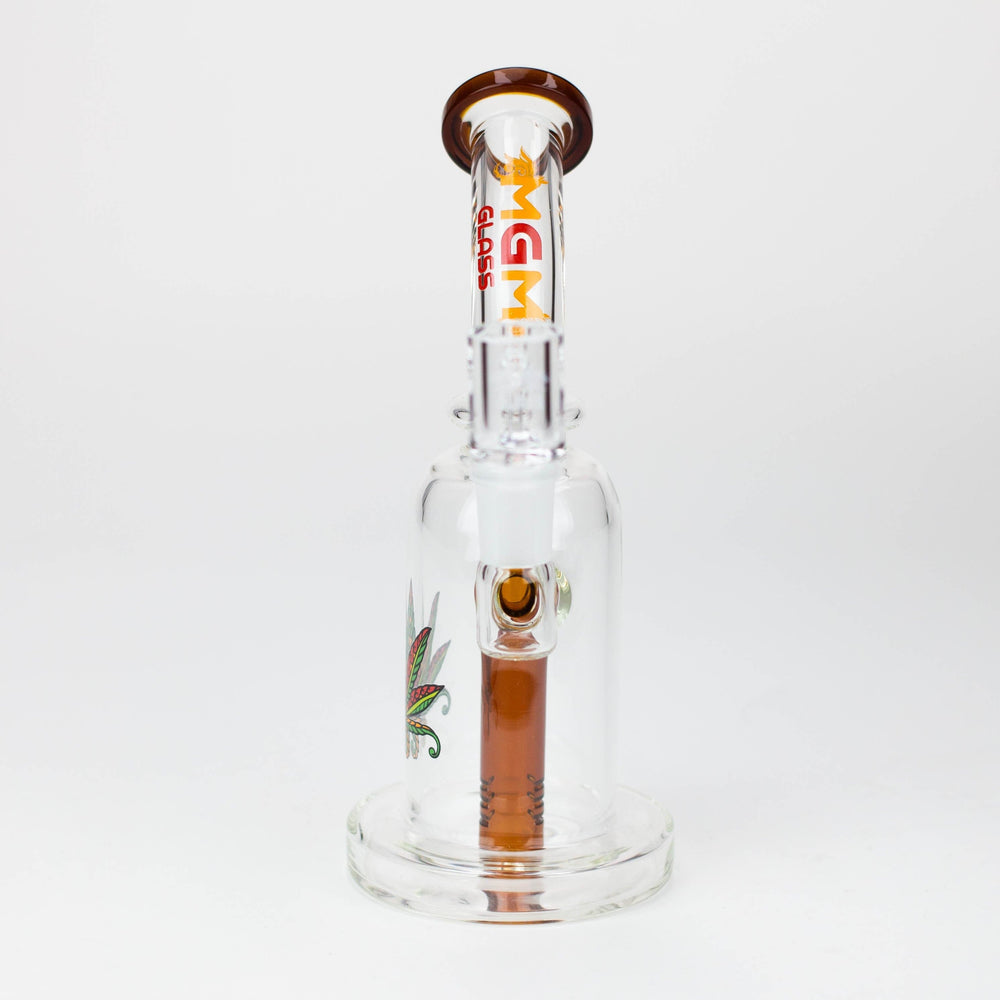 MGM Glass 2 in 1 bubbler with graphic 5.7"_1