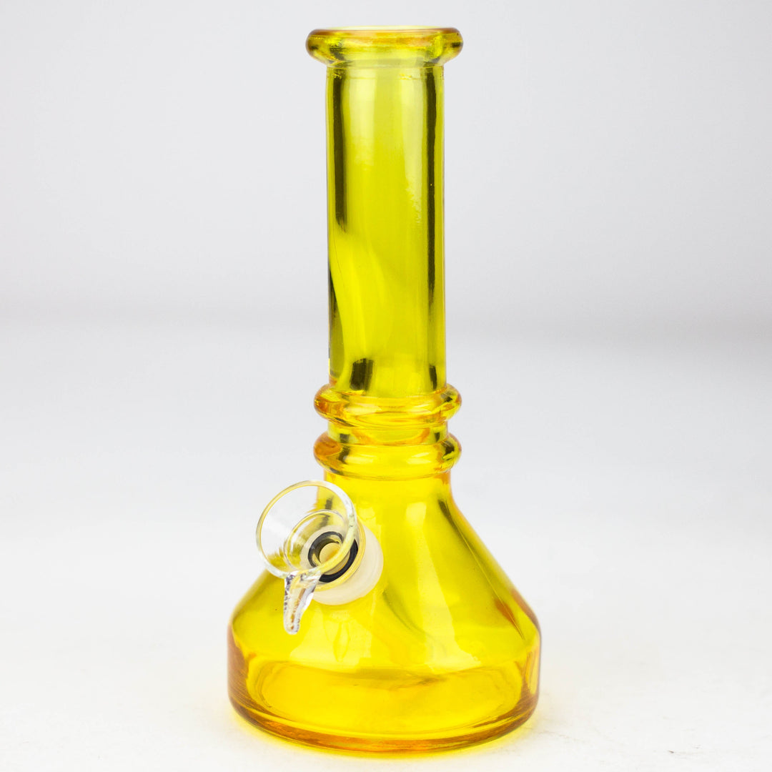 Heavy color soft glass Water Pipes 6"_2