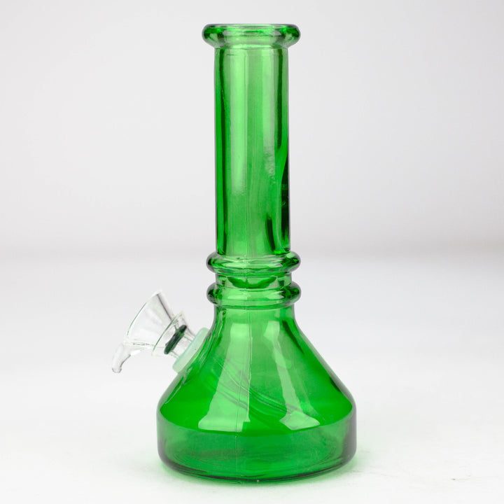 Heavy color soft glass Water Pipes 6"_6