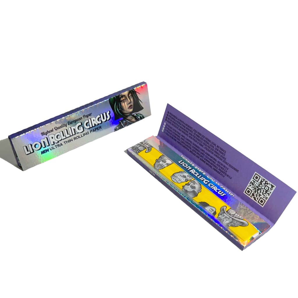 Lion Rolling Circus Silver Line Ultra-thin King Size Rolling Papers