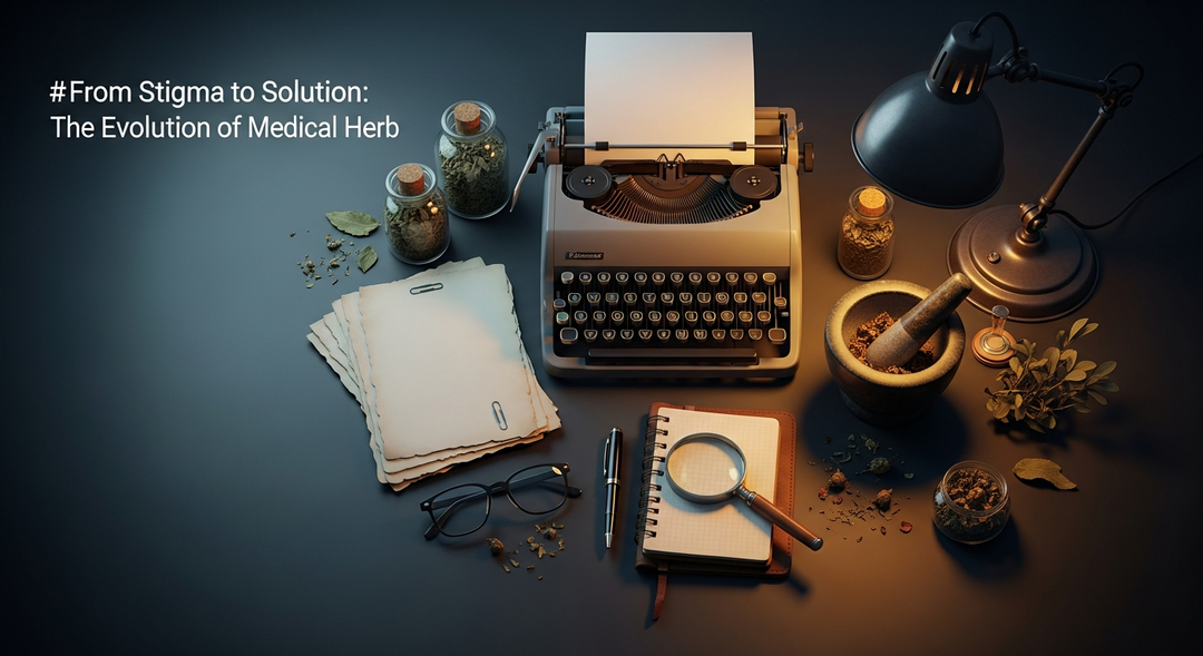 From Stigma to Solution: The Evolution of Medical Herb — editorial hero image at Mile High Glass Pipes