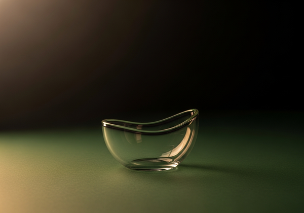 Small curved glass vessel — Mile High Glass Pipes