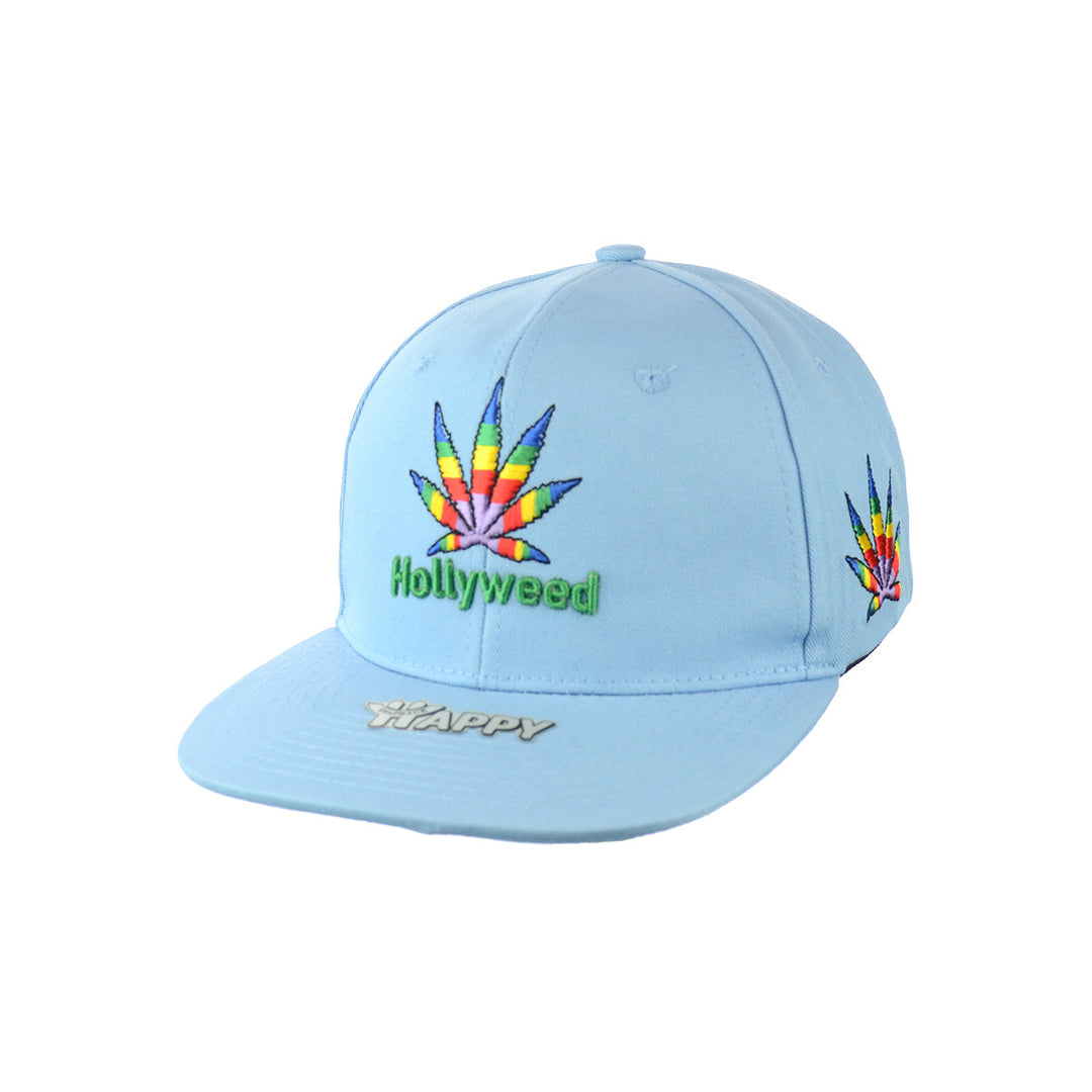 Botanical Embroidered Snapback Cap