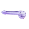 Purple Novelty Glass Spoon Hand Pipe