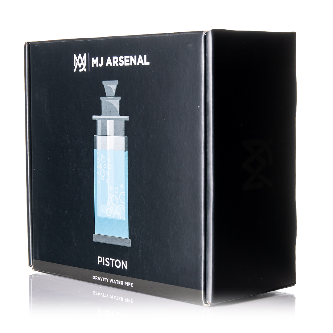 Piston Gravity Water Pipe with Disc Perc