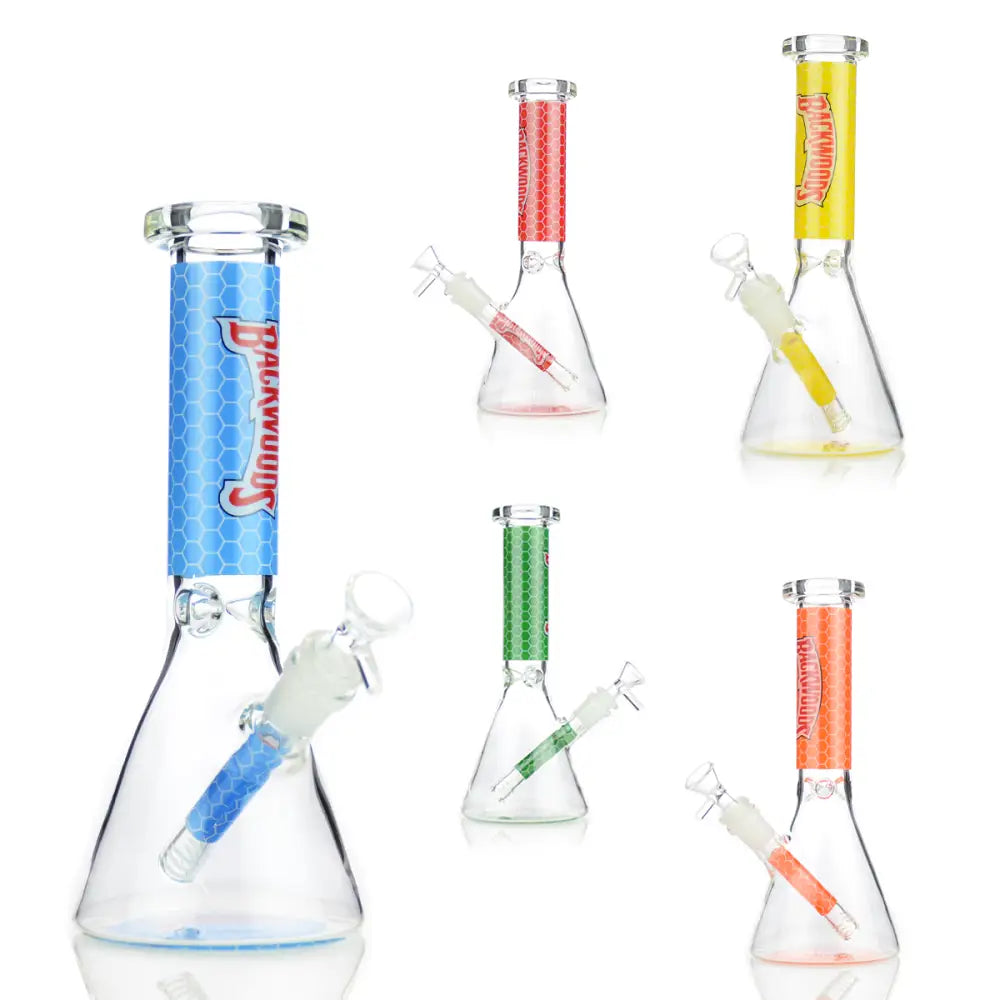 10" Beaker with 14mm Male Bowl product photo – Mile High Glass Pipes