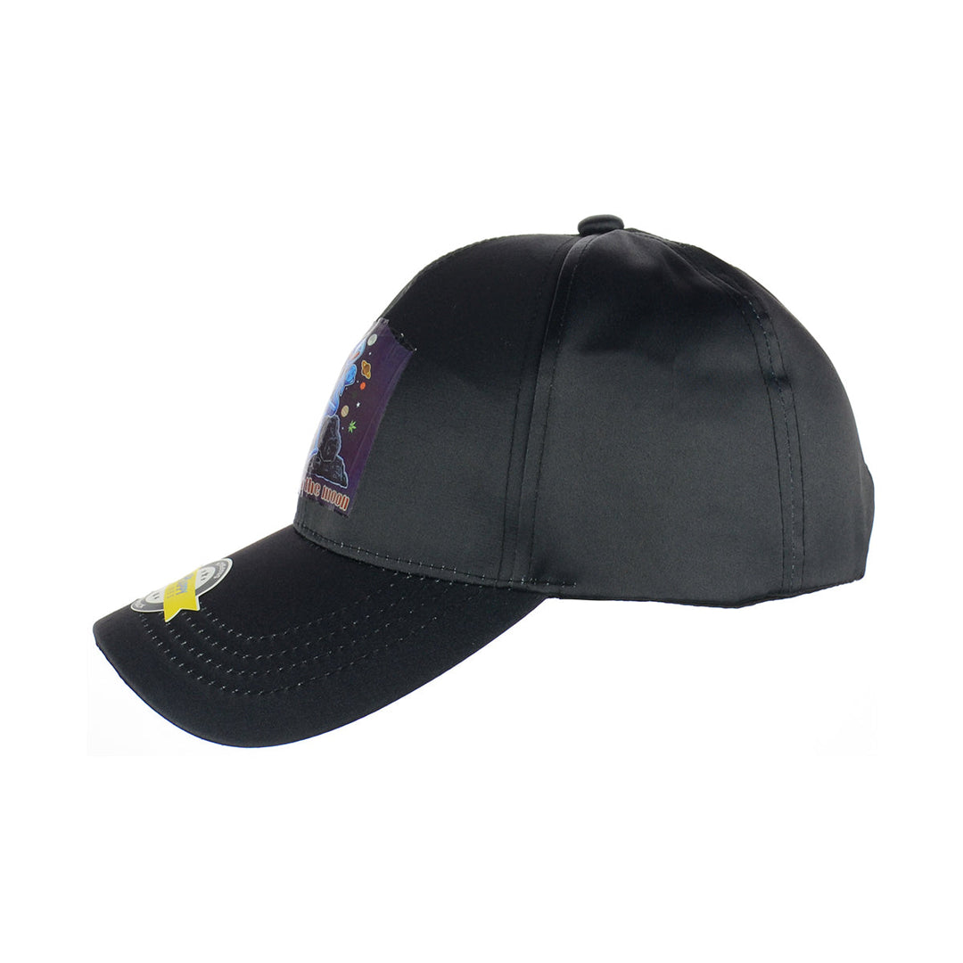 Smoke To The Moon Black Baseball Snapback Cap