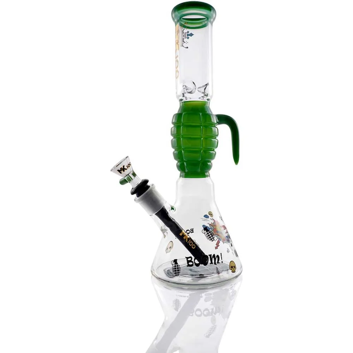 MK Glass 12-Inch Grenade Water Pipe