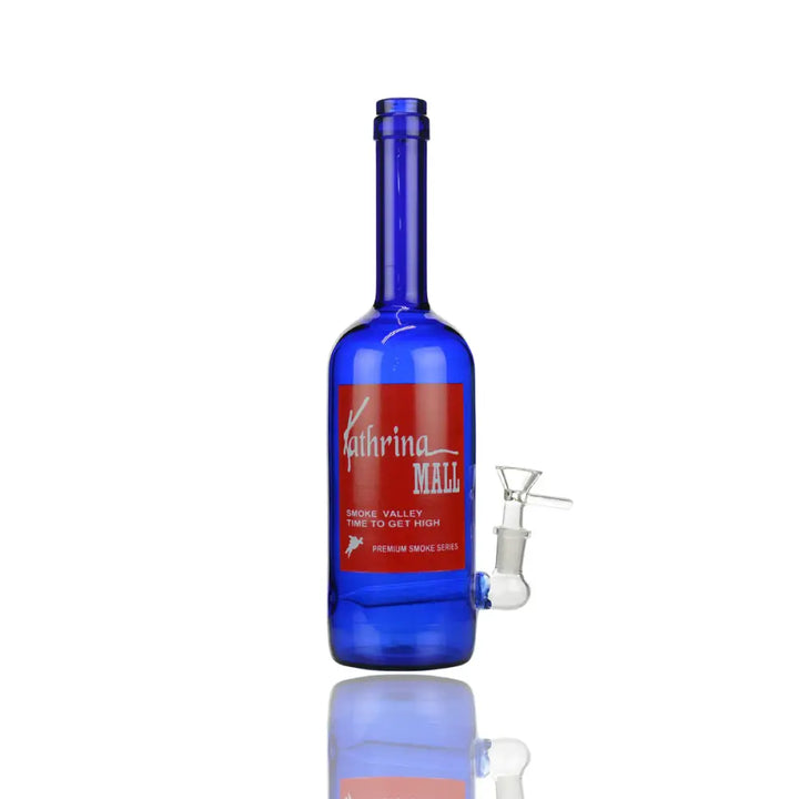 Kathrina Mall Wine Bottle Bong with 14mm Male Bowl
