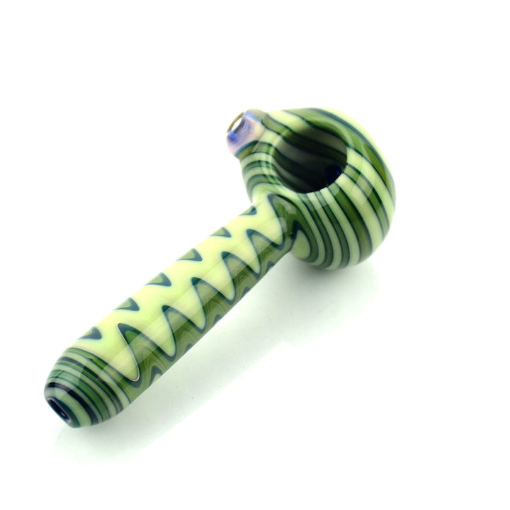 4-Inch Wig Wag Glass Spoon Pipe