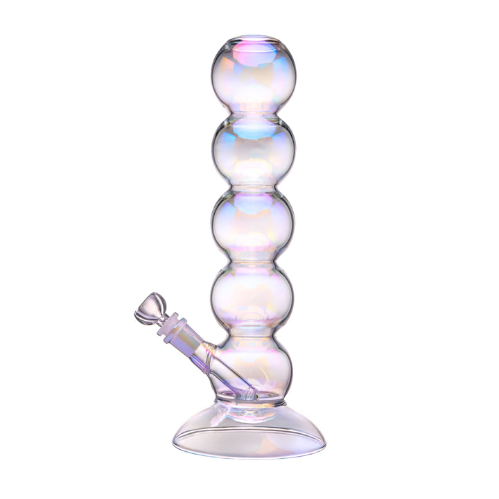 Iridescent Bubble Stack Water Pipe