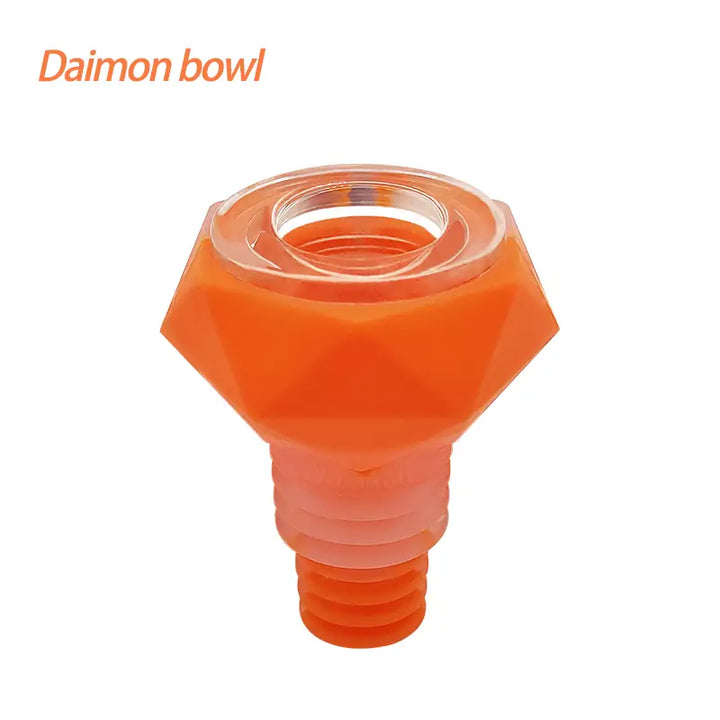 Waxmaid Diamond Silicone Glass Bowl for 14-18mm Joints