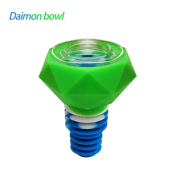 Waxmaid Diamond Silicone Glass Bowl for 14-18mm Joints