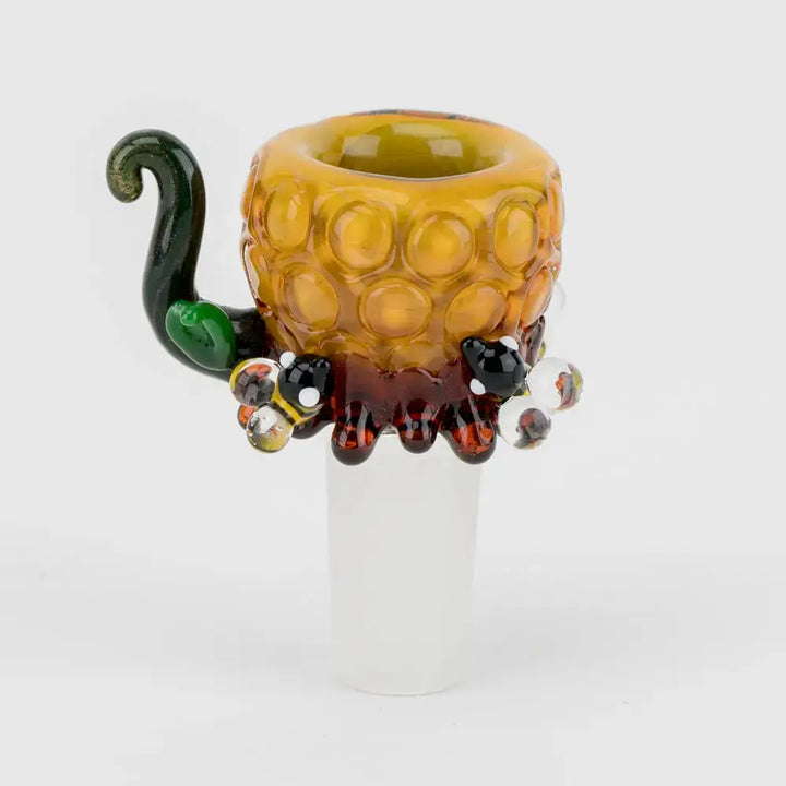 14mm Bowl Beehive Design Borosilicate Glass Replacement Bowl
