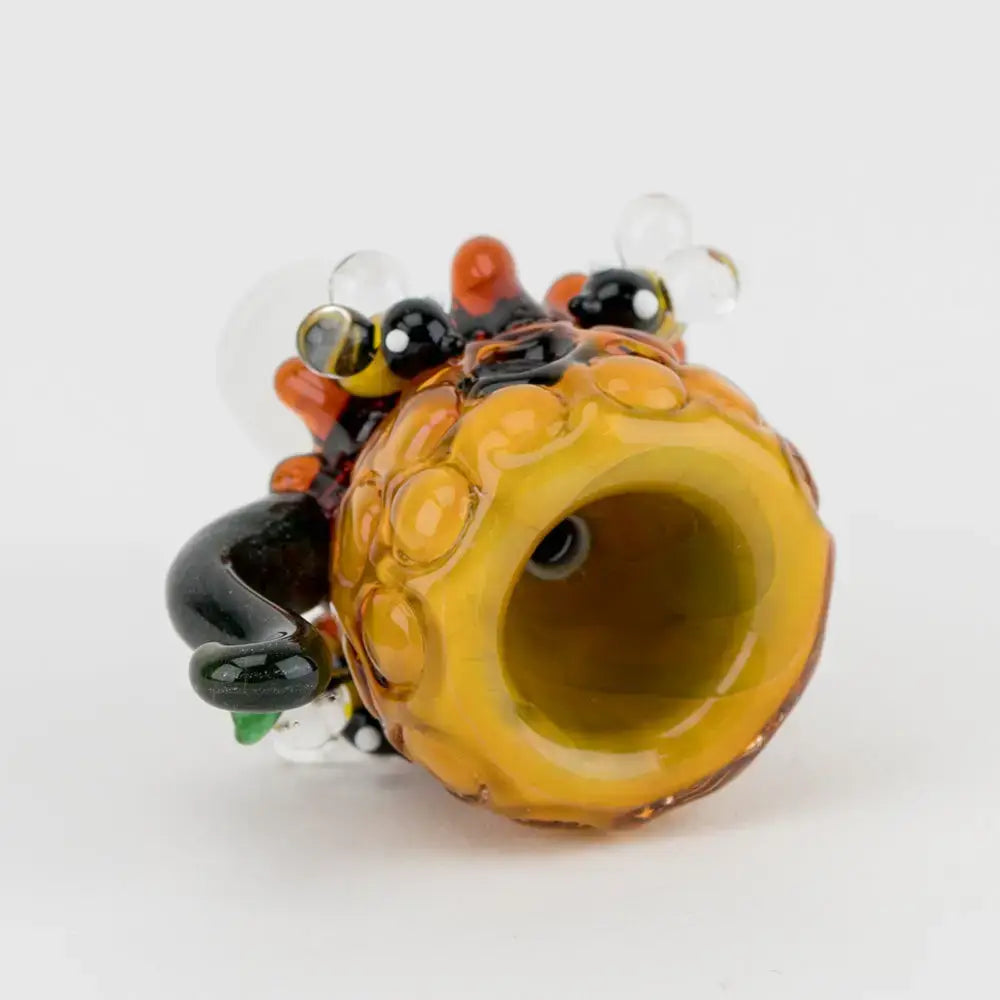 14mm Bowl Beehive Design Borosilicate Glass Replacement Bowl