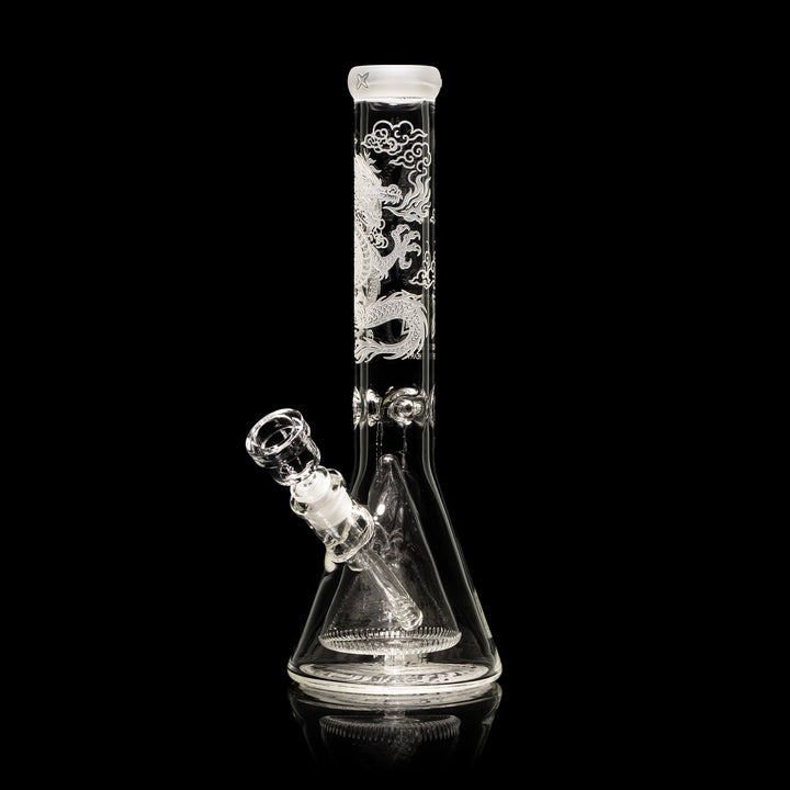 XL 14-inch Dragon Heart Collins Perc Beaker Bong