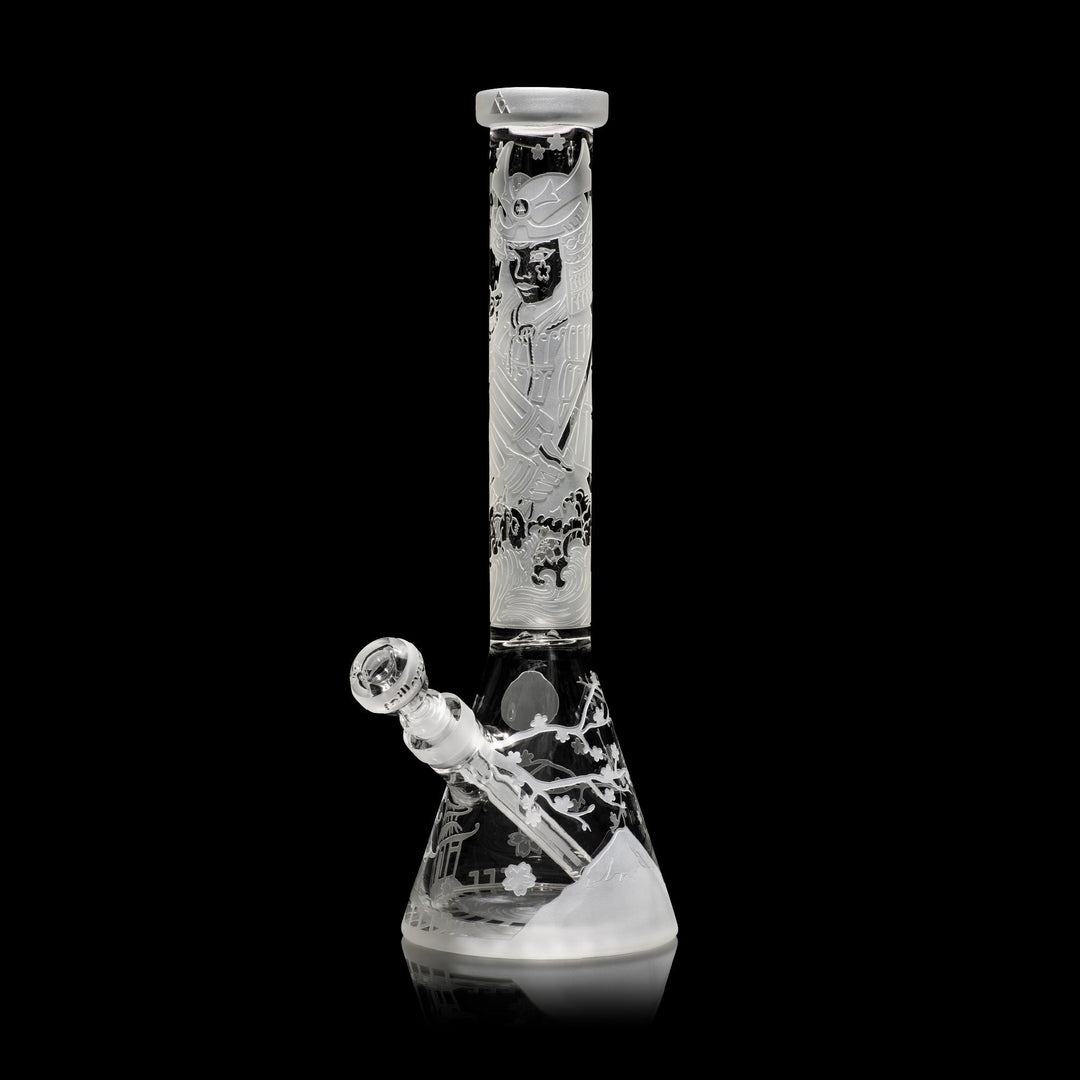 16" Femme Samurai Clear Beaker Bong