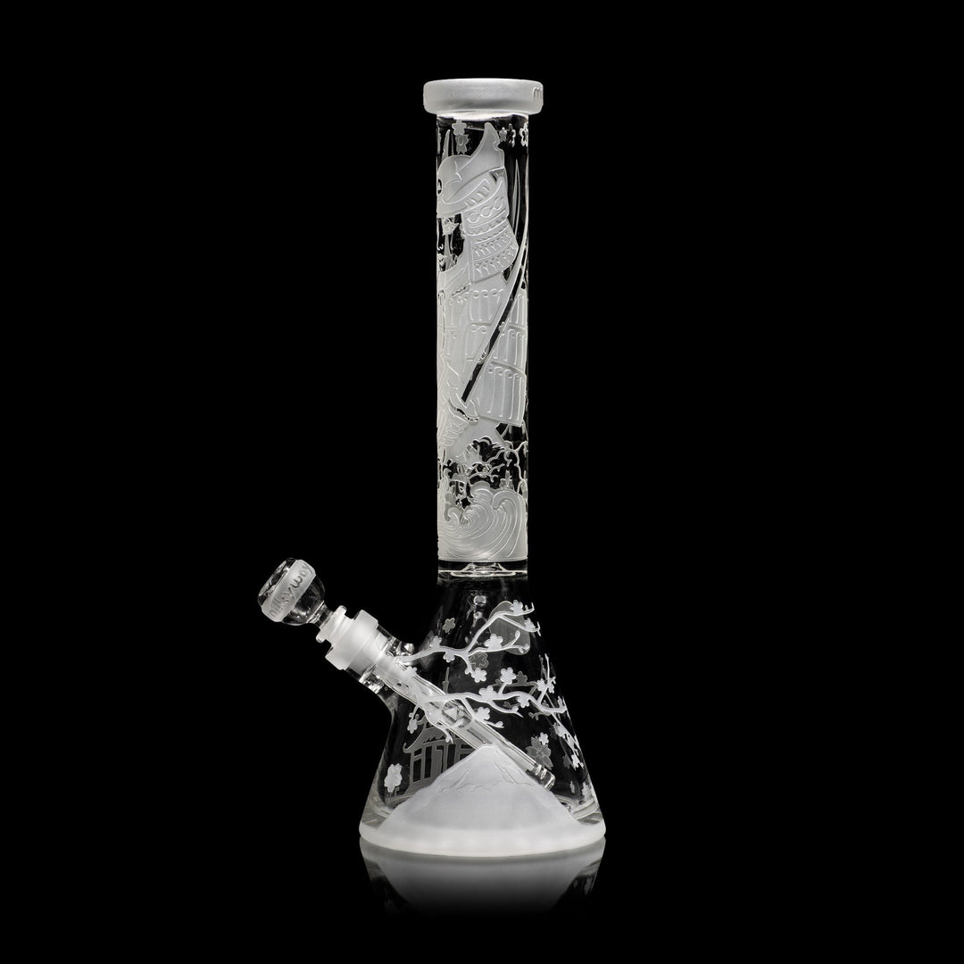16" Femme Samurai Clear Beaker Bong