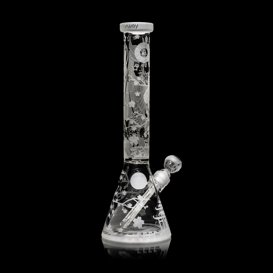 16" Femme Samurai Clear Beaker Bong