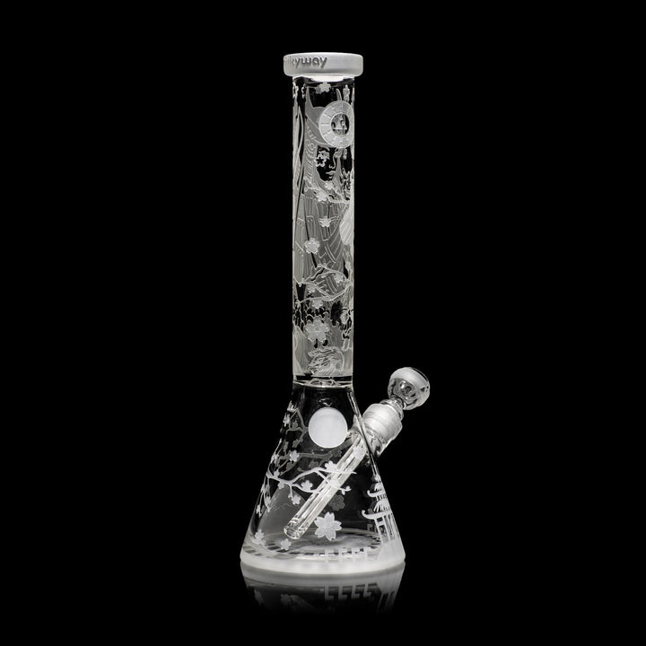 16" Femme Samurai Clear Beaker Bong