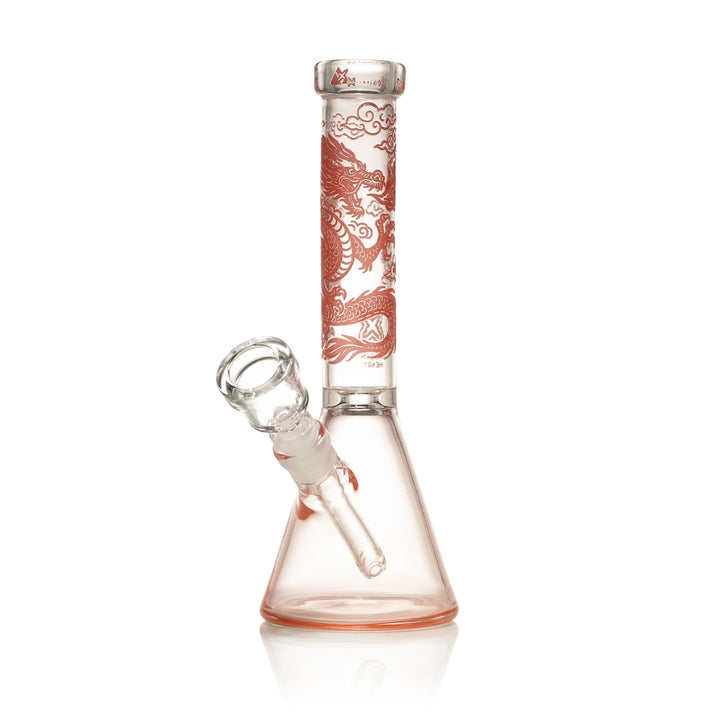 Dragon Heart 10 Inch Beaker Bong - Color Accents
