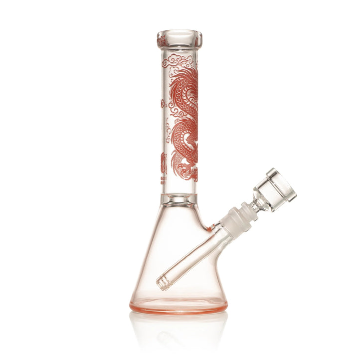 Dragon Heart 10 Inch Beaker Bong - Color Accents