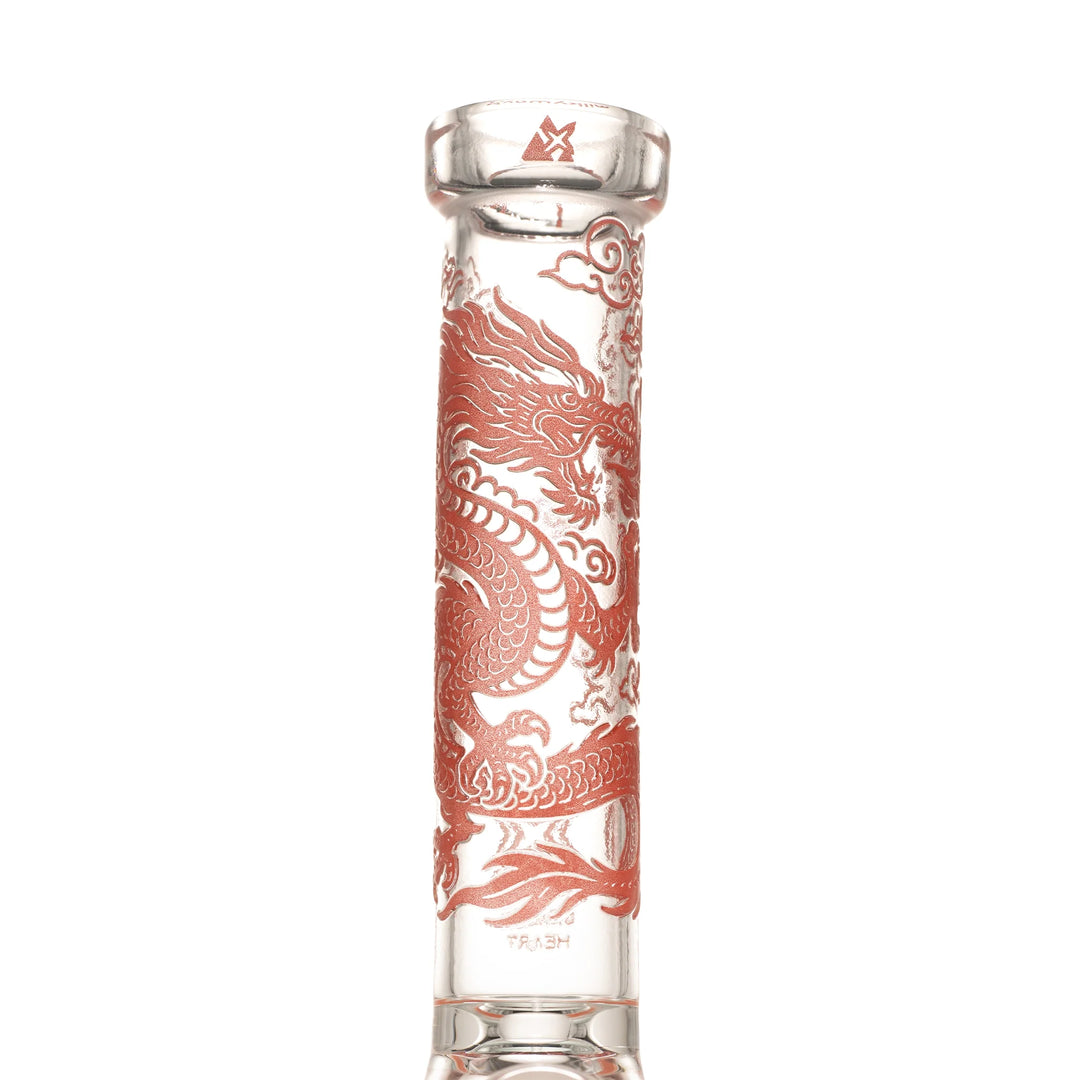 Dragon Heart 10 Inch Beaker Bong - Color Accents