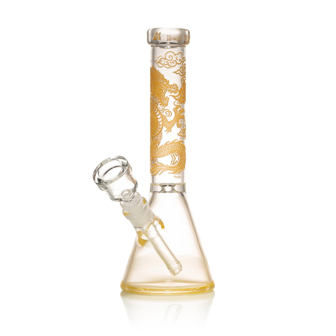 Dragon Heart 10 Inch Beaker Bong - Color Accents