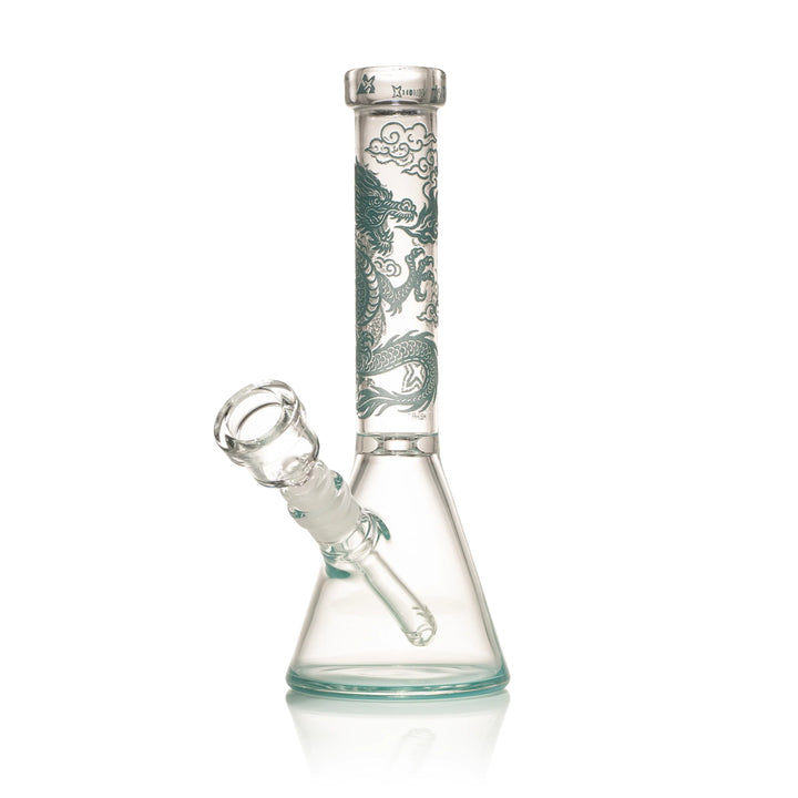 Dragon Heart 10 Inch Beaker Bong - Color Accents