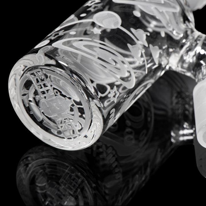 4 Inch Clear Dry Space Odyssey Ash Catcher