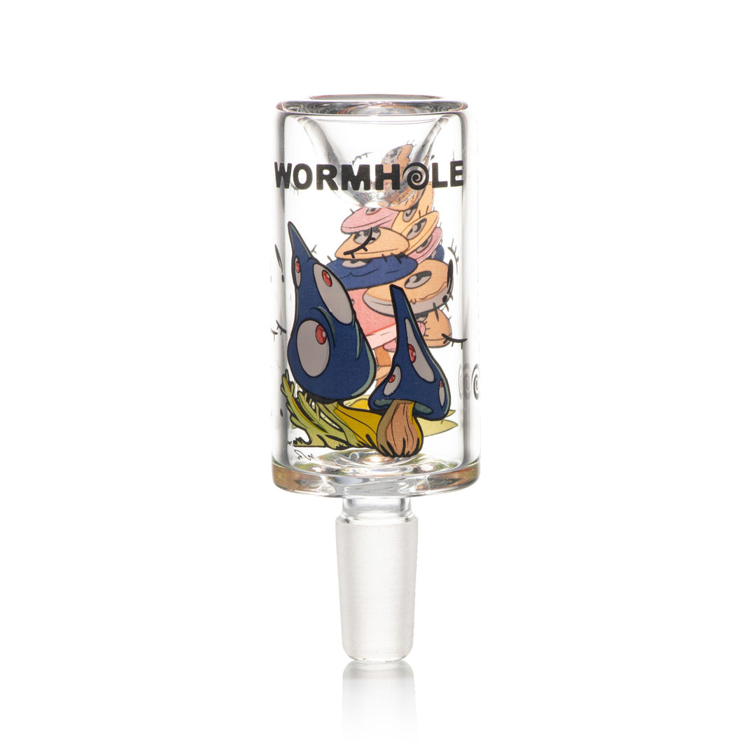Psychedelic Mushroom Clear Long Bowl Attachment