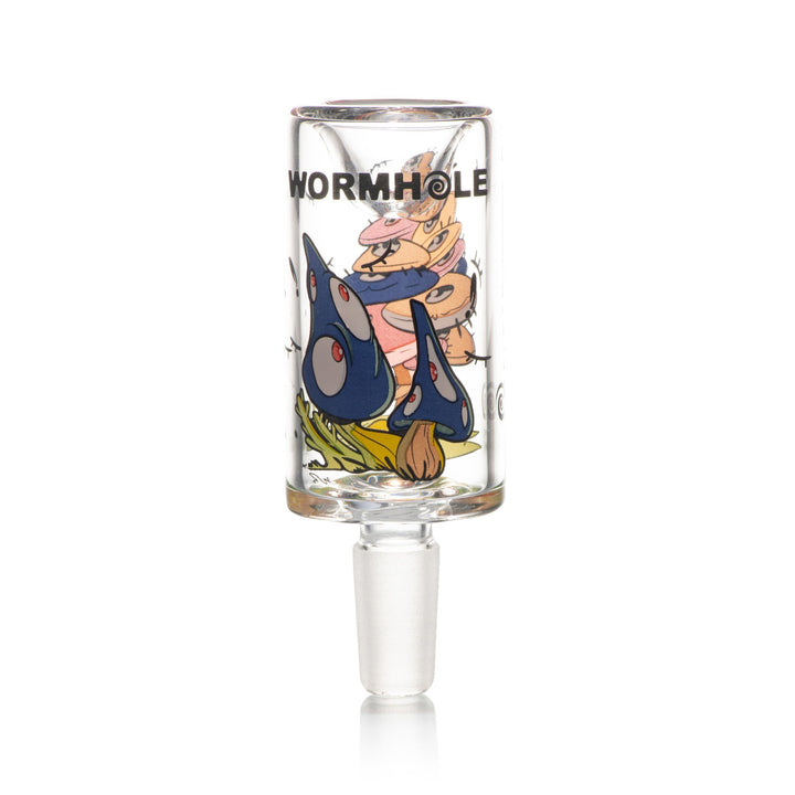 Psychedelic Mushroom Clear Long Bowl Attachment