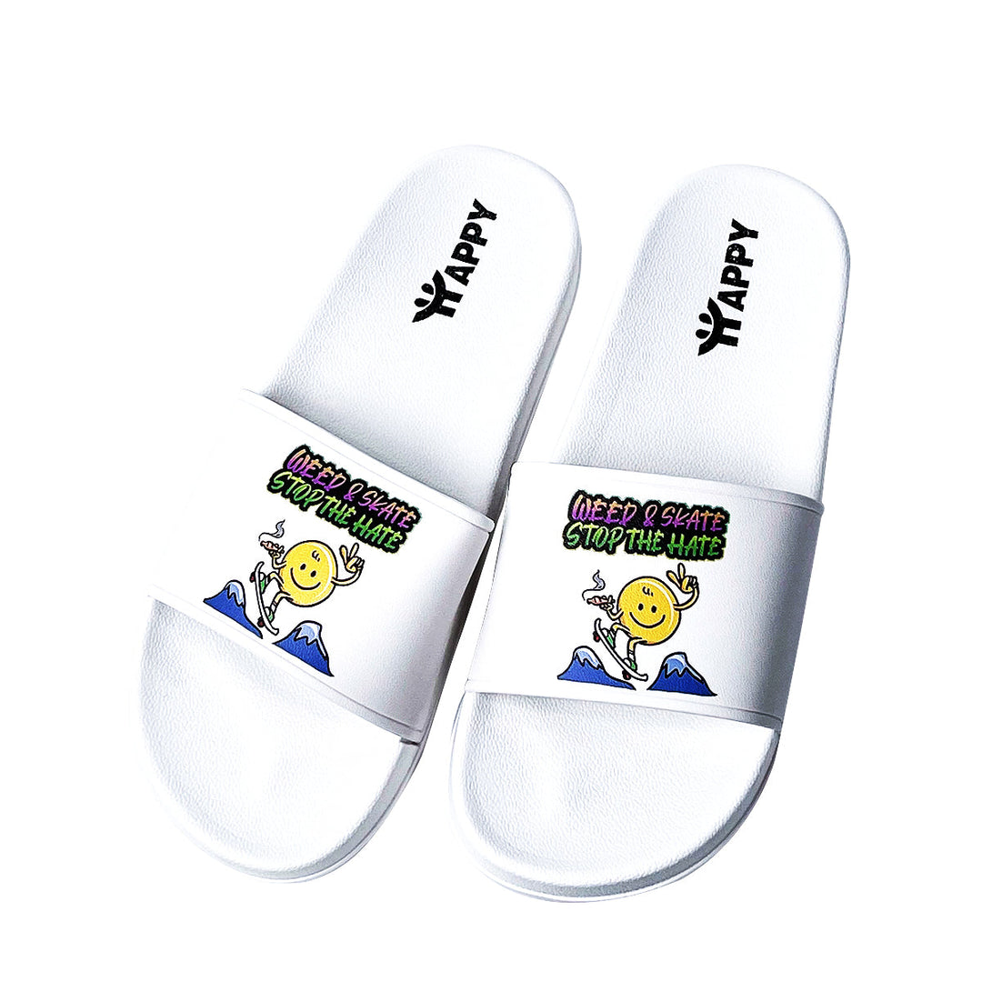 Skate & Chill Print Slide Sandals - 4-Pack