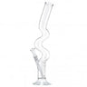 Classic Zig Zag Glass Water Pipe by Grace Glass