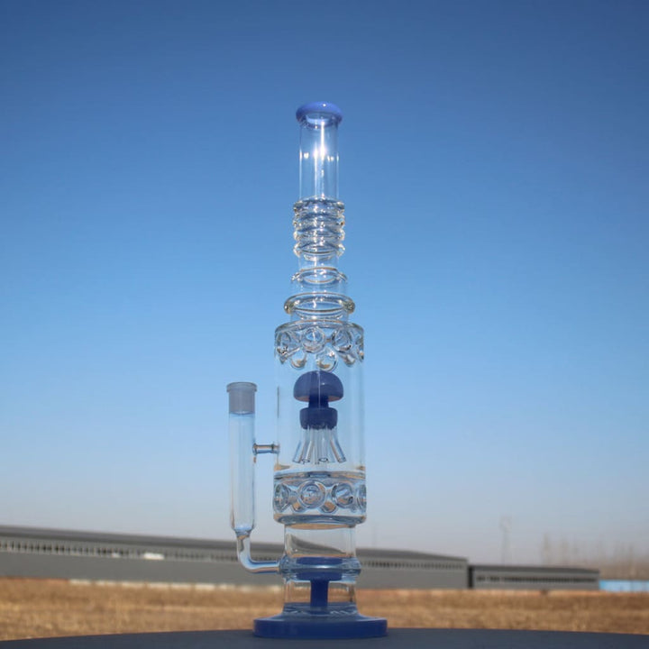 19.5’ Jellyfish Sprinkler & Matrix Perc Glass Water Pipe