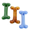 Colorful Dog Bone Glass Hand Pipe 4.5 Inch