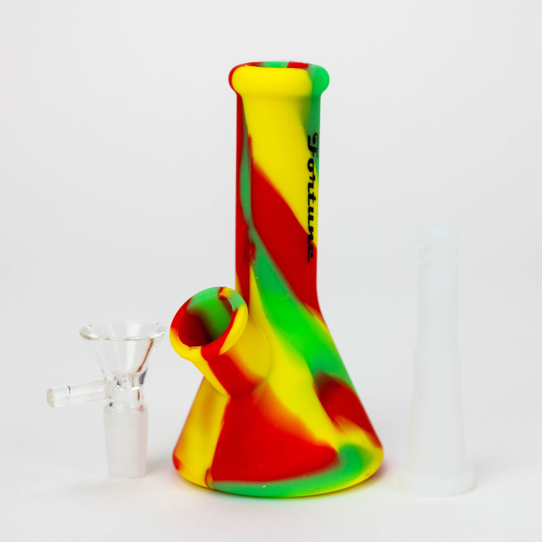 Fortune 5" Silicone Water Pipes - Assorted_5