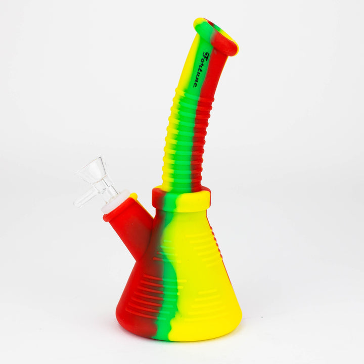 Fortune | 8.5" Angled Silicone Water Pipes -Assorted_3