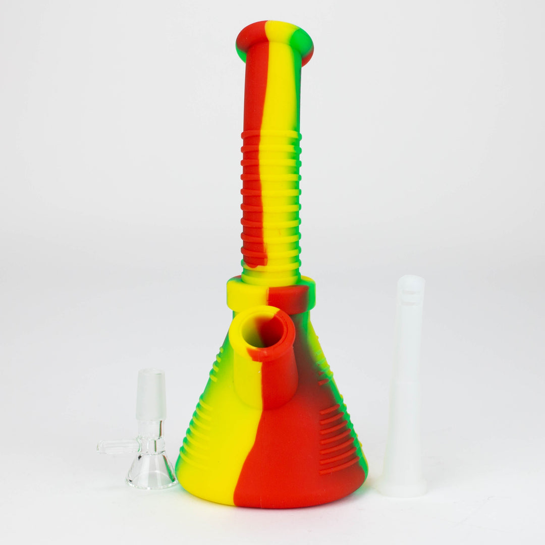 Fortune | 8.5" Angled Silicone Water Pipes -Assorted_2