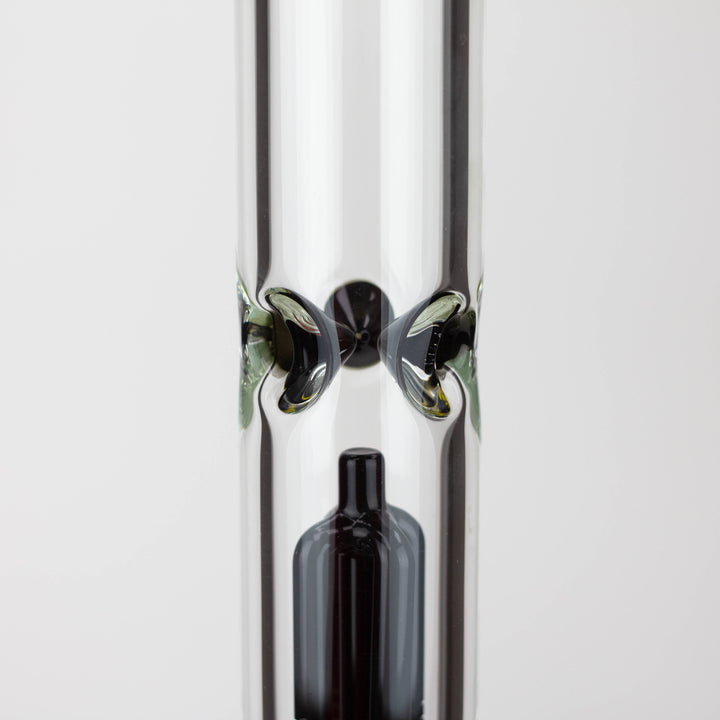 Infyniti 24" Dual tree 7mm beaker glass water pipes_11