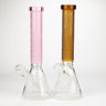 COBRA 14" sandblasted geometric graphic 7 mm glass Water Pipes