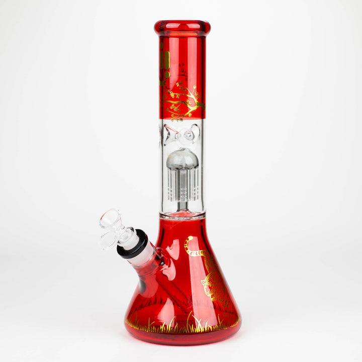 Infyniti Untamed 14" 7 mm classic beaker Water Pipes - Tiger_0