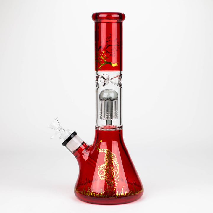 Infyniti Untamed 14" 7 mm classic beaker Water Pipes - Tiger_3